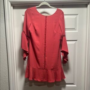 White House Black Market Vibrant Red Satin Dress